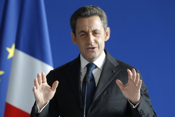 Francouzský prezident Nicolas Sarkozy.