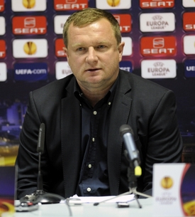 Trenér Plzně Pavel Vrba.