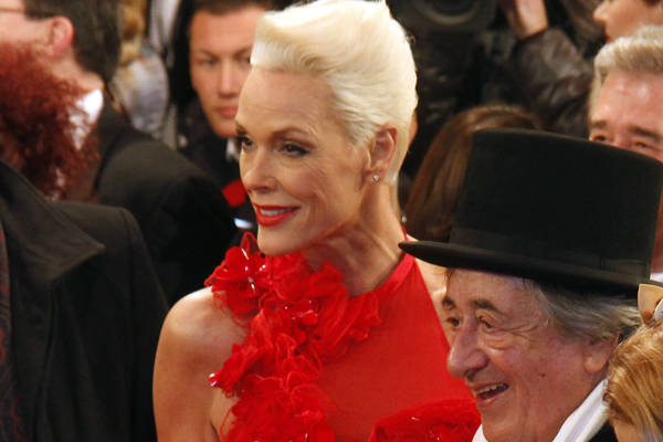 Dánská herečka Brigitte Nielsenová a rakouský obchodník Richard Lugner.