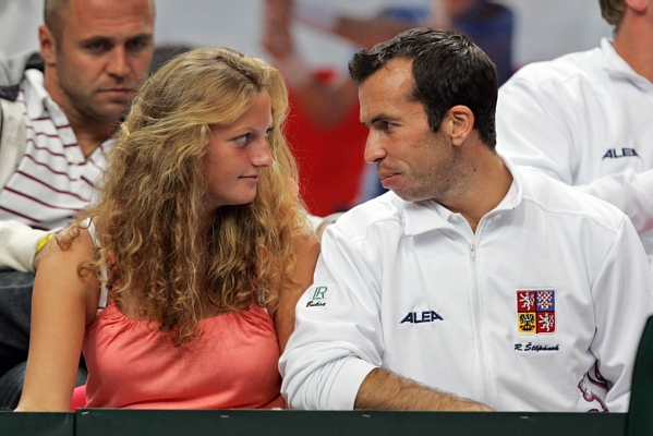 Petra Kvitová a Radek Štěpánek.