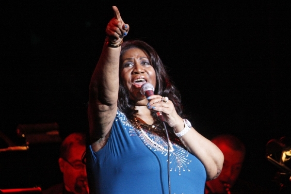 Kmotra pěvecké hvězdy Aretha Franklinová. Kmotra pěvecké hvězdy Aretha Franklinová.