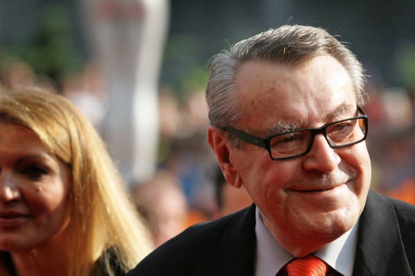 Miloš Forman na festivalu v Karlových Varech.