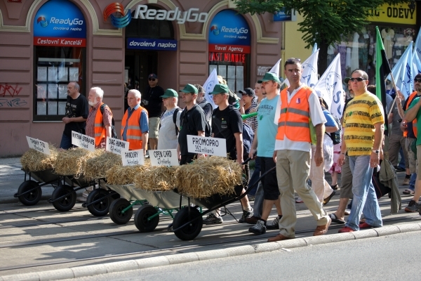 Stanovit obecná pravidla pro konání stávky se Nečasův kabinet rozhodl po obřích protestech z loňského června.