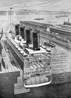 Titanic poutal pozornost, ještě než vyplul na vodu (ilustrační foto).