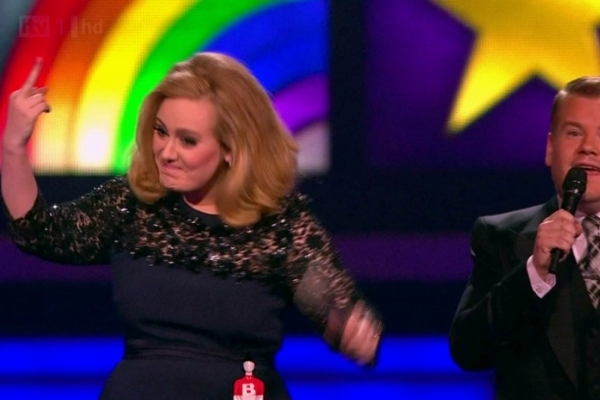 Zpěvačka Adele.