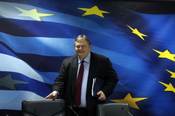 Řecký ministr financí Evangelos Venizelos.