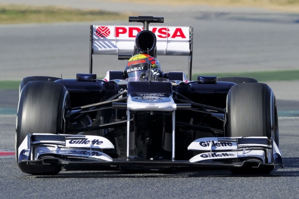 Venezuelan Pastor Maldonado s williamsem.