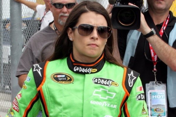 Automobilová závodnice Danica Patrick.