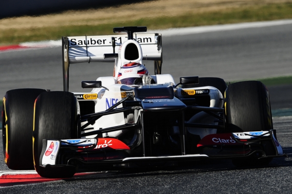 Nejrychlejším pilotem závěrečného dne oficiálního testování týmů formule 1 v Barceloně byl Japonec Kamui Kobajaši ze Sauberu.