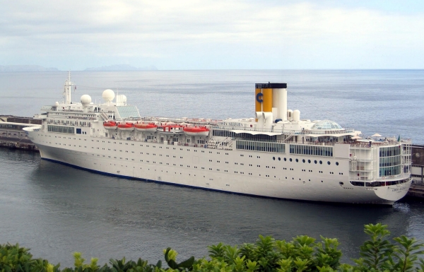 Costa Allegra hořela u Seychel, nikomu se nic nestalo.