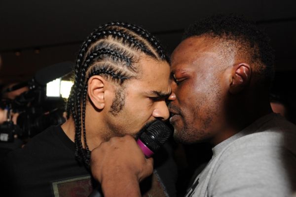 David Haye a Dereck Chisora.