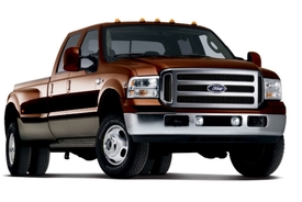 Takový vůz, jako je Ford F 250, patří v USA stále k oblíbeným.