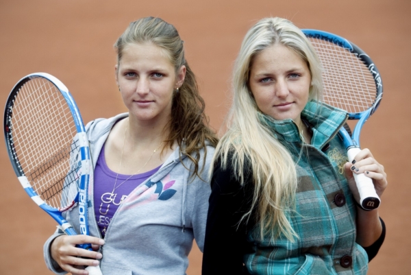 Karolína a Kristýna Plíškovy. Karolína a Kristýna Plíškovy.