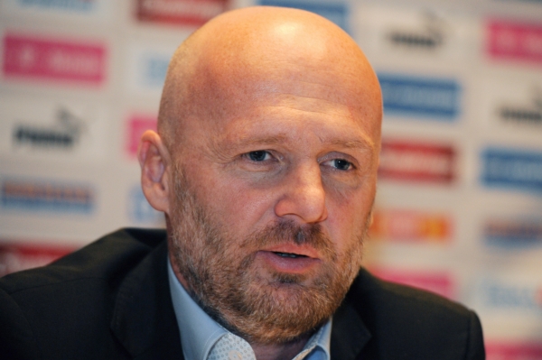 Trenér české reprezentace Michal Bílek. Trenér české reprezentace Michal Bílek.
