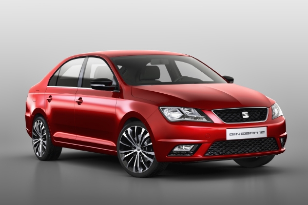 Koncept Seat Toledo s tváří, která je v současnosti pro automobilku typická. Koncept Seat Toledo s tváří, která je v současnosti pro automobilku typická.
