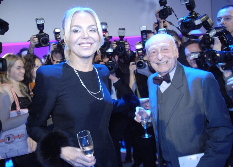 Dagmar Havlová a Stanislav Zindulka po skončení přenosu.  (Foto: Jakub Stadler)