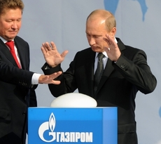 Putin se zapřísahá Gazpromem.