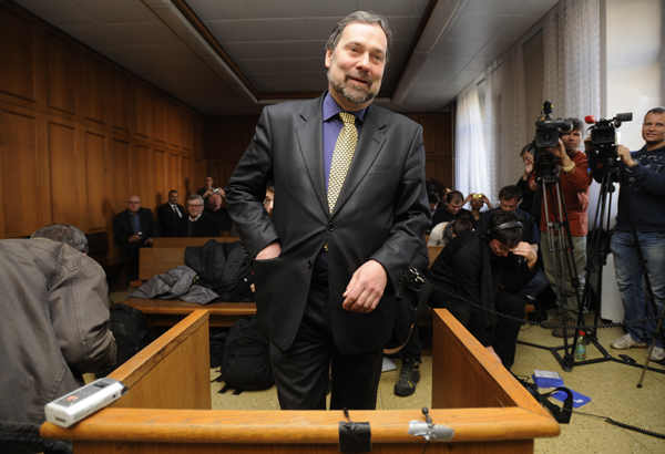 Radek John bavil soudní síň.