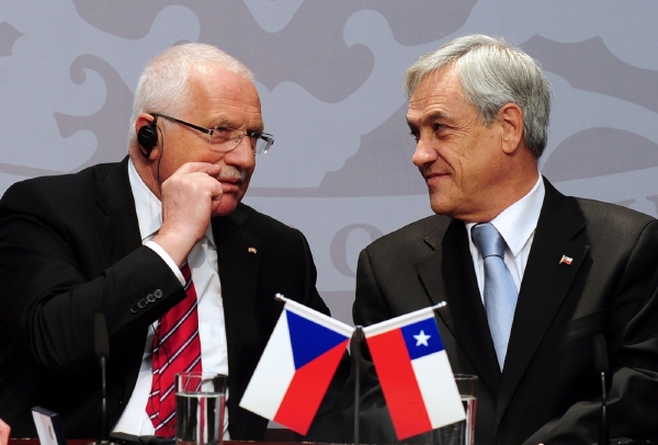 Prezident Klaus v Chile.