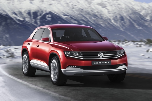 SUV koncept VW Cross Coupé.  