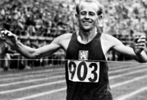 Emil Zátopek. Emil Zátopek.