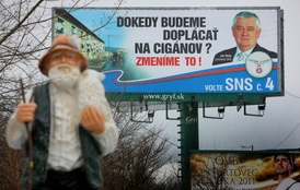 Billboard nacionalistické SNS.
