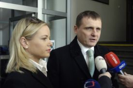 Superguru Bárta se svou oddanou manželkou Kateřinou Klasnovou.