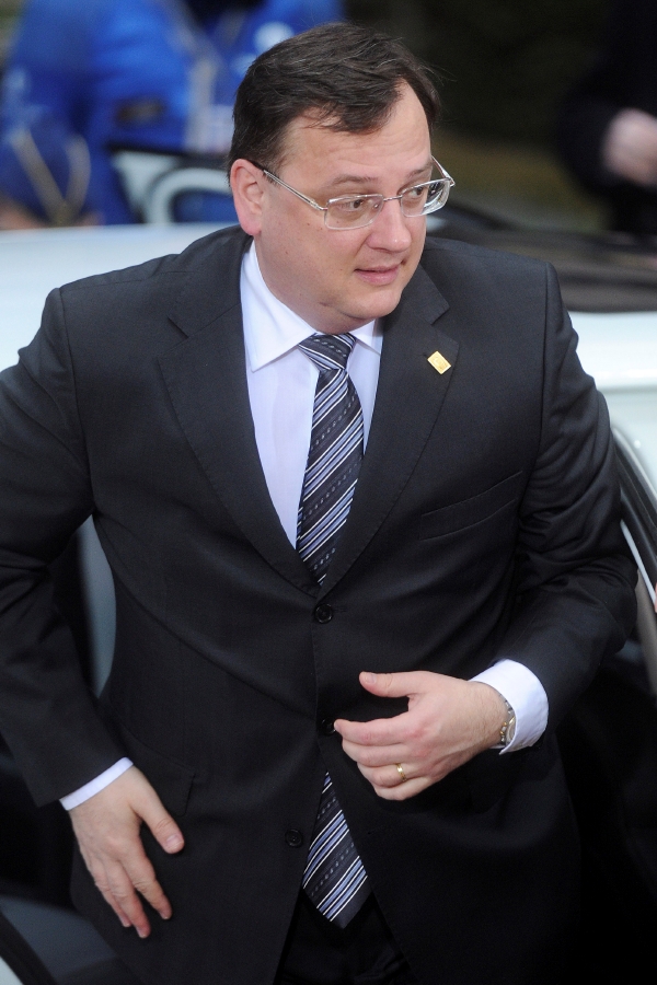 Premiér Petr Nečas.