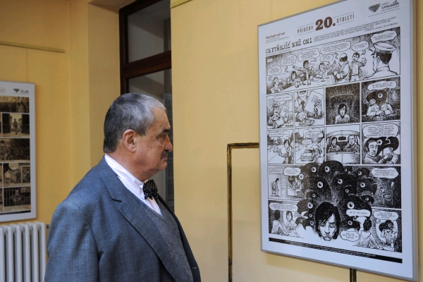 Karel Schwarzenberg převzal nad výstavou záštitu.