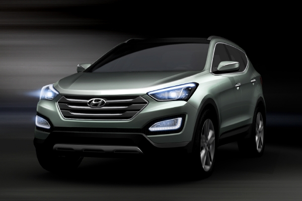 První snímek nové generace vozu Hyundai Santa Fe.