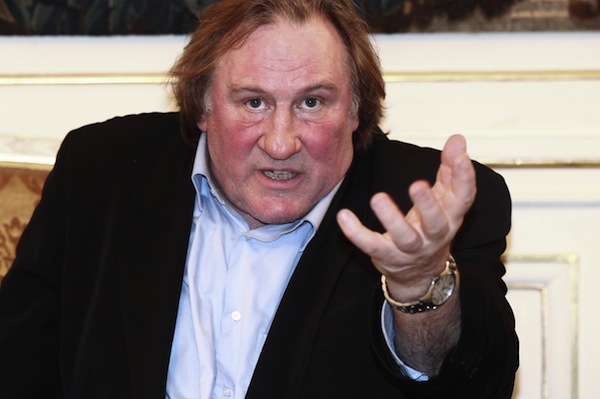 Francouzský herec Gérard Depardieu.