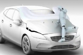 Unikátní airbag pro chodce.