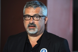 František Dobšík, šéf školských odborů.