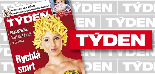 Obálka časopisu Týden, který vychází v pondělí 19. března 2012. Obálka časopisu Týden, který vychází v pondělí 19. března 2012.