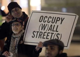 Příznivci hnutí si v sobotu v New Yorku připomněli půl roku od začátku protestů.