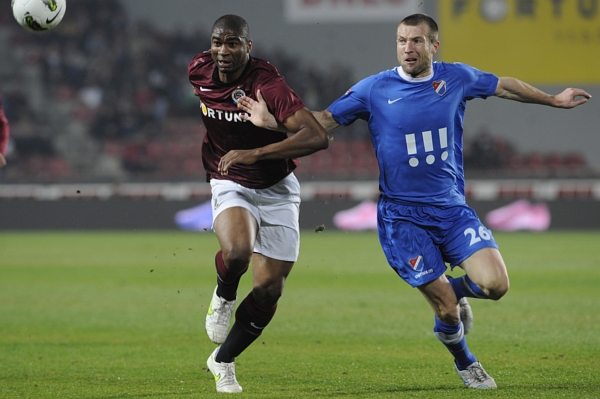Momentka ze zápasu Sparta - Baník Ostrava. Momentka ze zápasu Sparta - Baník Ostrava.