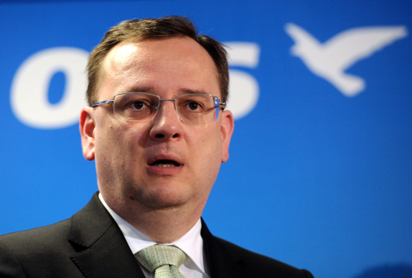 Premiér Petr Nečas.