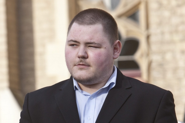 Britský herec Jamie Waylett.