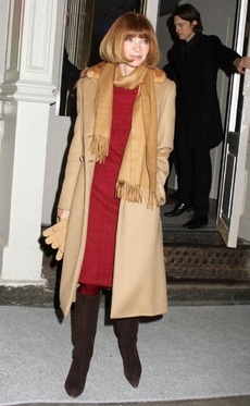 Anna Wintourová si potrpí na stylové oblečení.
