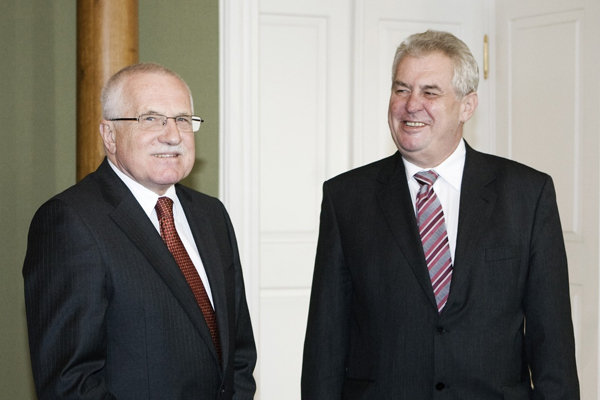 Václav Klaus a Miloš Zeman.