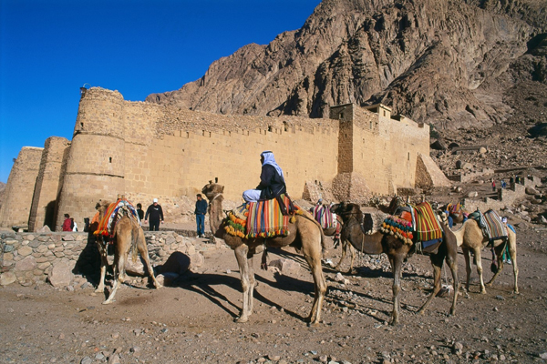 Beduíni v Egyptě.