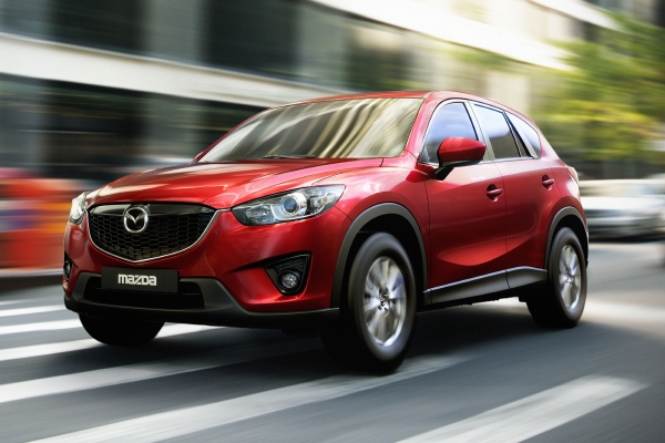 Mazda CX-5 se svým nevšedním designem.