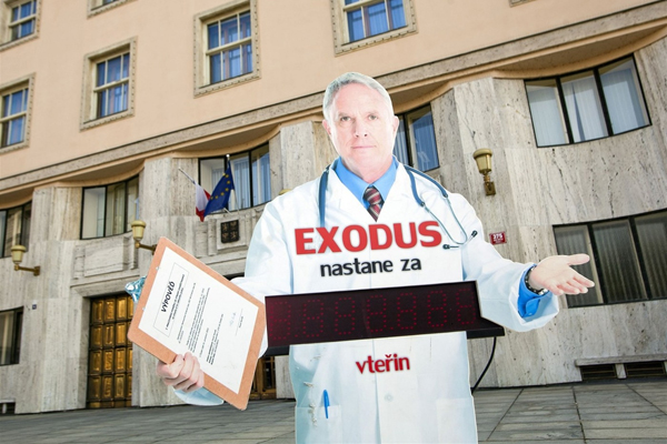 Hromadnou výpovědí před rokem hrozilo 3 800 lékařů.