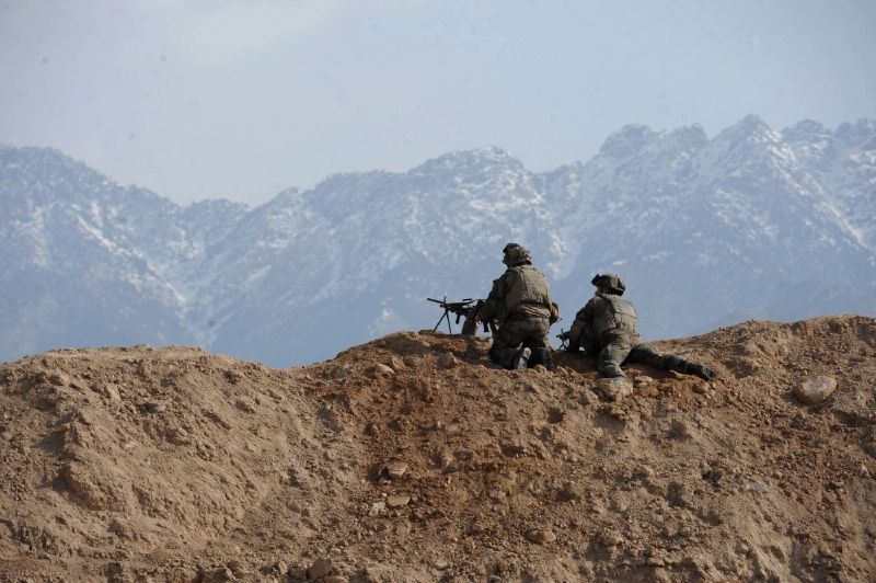 Muž v afghánské uniformě zabil dva vojáky NATO (ilustrační foto).