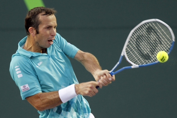 Radek Štěpánek na turnaji v Miami.
