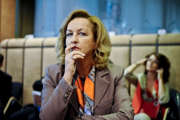 Maria Fekterová, ministryně financí Rakouska.
