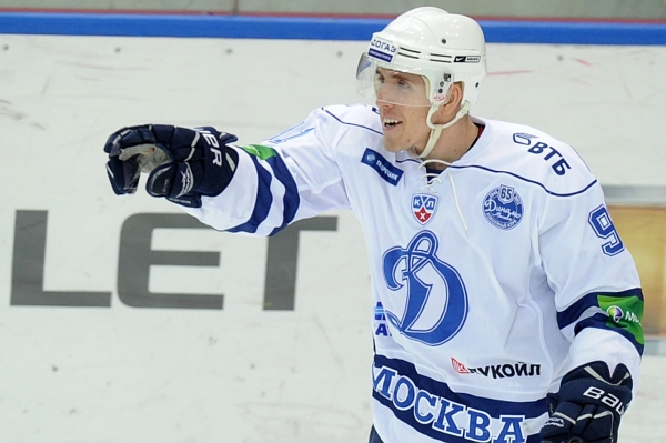 Marek Kvapil v dresu Dynama Moskva.