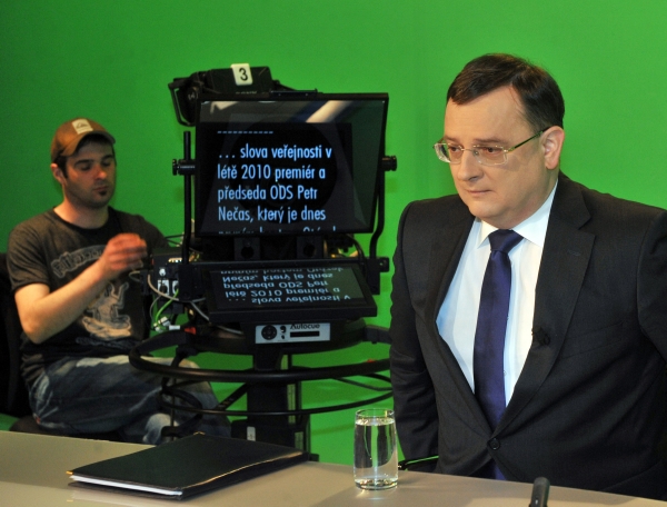 Premiér Petr Nečas. Premiér Petr Nečas.
