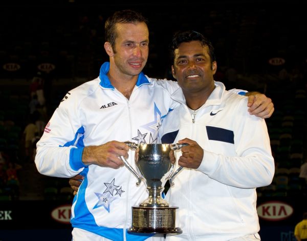 Radek Štěpánek, Paes a jejich radost z trofeje.