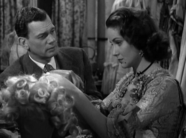 Joseph Cotten a Alida Valliová ve filmu Třetí muž.